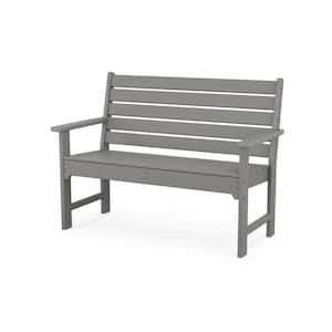 Monterey Bay 48 in. 2-Person Stepping Stone Plastic Outdoor Bench