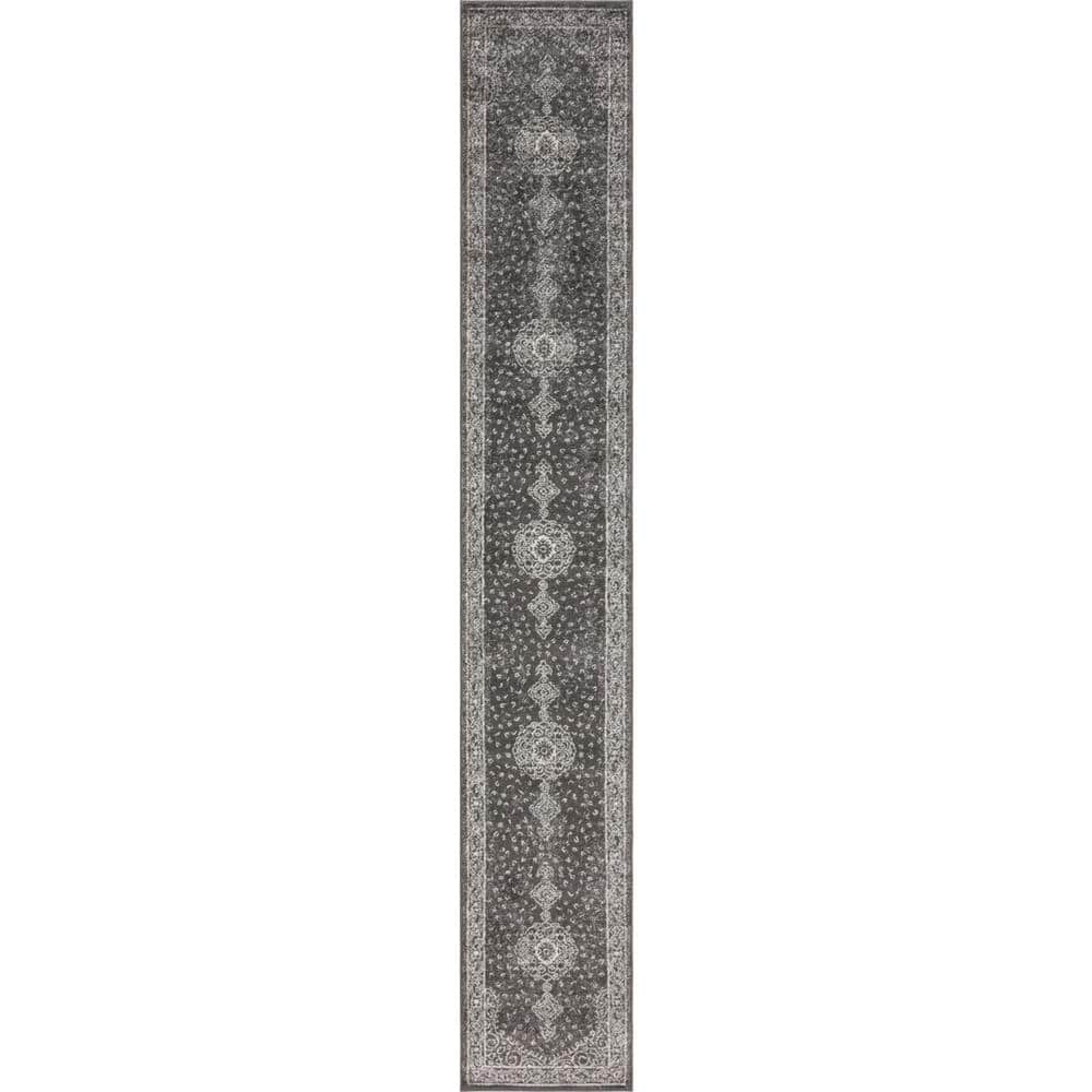 Bromley Midnight Dark Gray 2 ft. x 13 ft. Runner Rug price history on PriceWatchPro