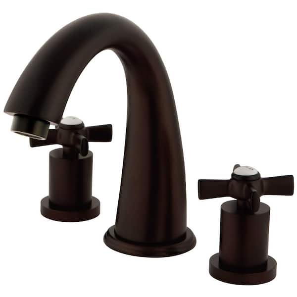Kingston Brass Millennium 2-Handle Deck Mount Roman Tub Faucet in Oil Rubbed Bronze