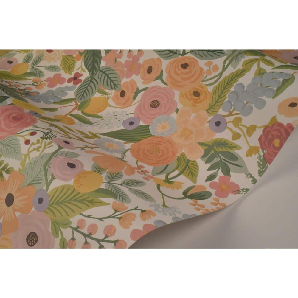 Pastel Floral Peel and Stick Wallpaper Roll