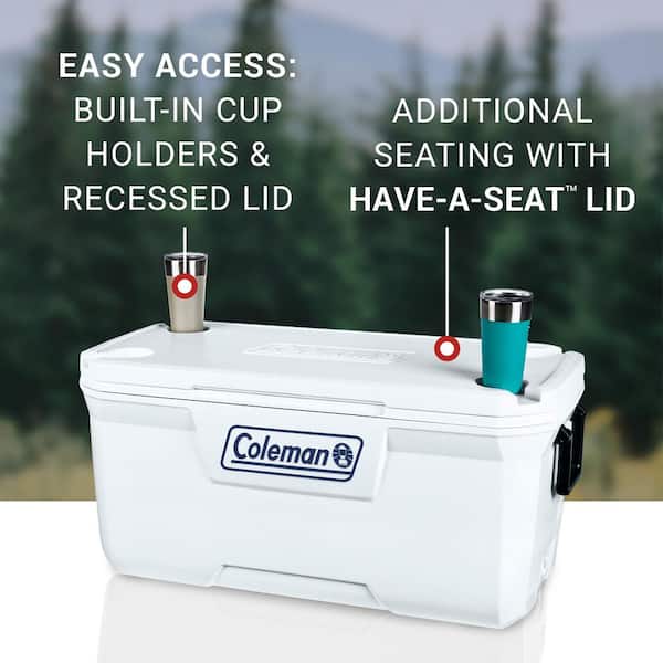 Coleman Classic 316 Series 120 qt. Marine Hard Cooler, White