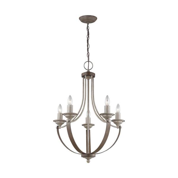 Sea Gull Lighting Corbeille 5 Light, French Country Iron Chandelier