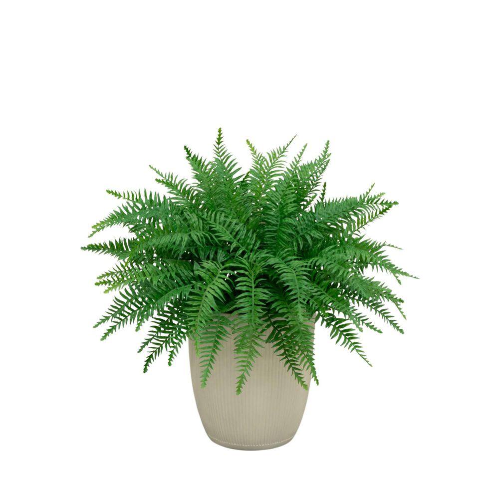 26 in. UV Resistant Artificial Boston Fern in Decorative Pot price history on PriceWatchPro