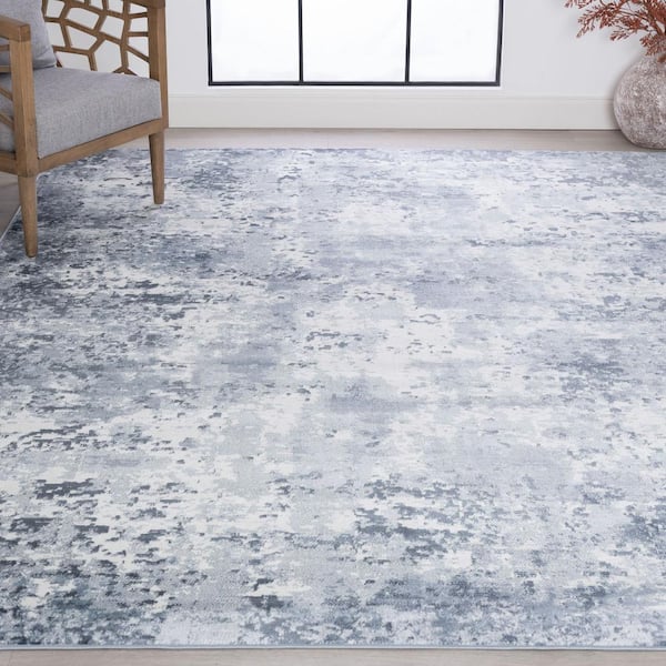 Nexus Abstract Gray 9 ft. x 12 ft. Indoor Area Rug