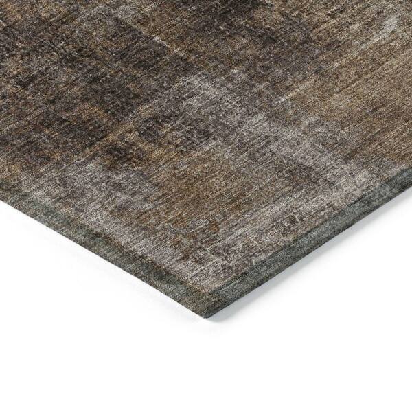 Chantille Machine Washable Indoor/Outdoor Abstract ACN1980 Brown 2 ft. x 3 ft. Accent Rug