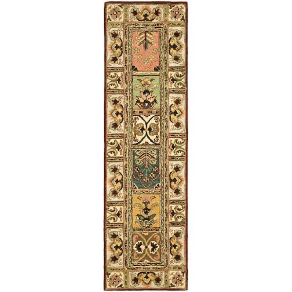 SAFAVIEH Classic Assorted 2 ft. x 14 ft. Border Runner Rug