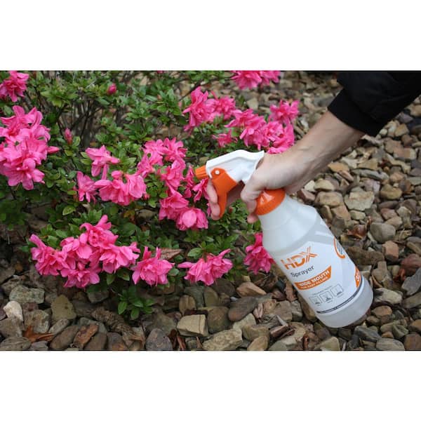 HDX Spray Bottle, Chemical Resistant, Wide Mouth, Sprays At Any Angle - 32  oz.