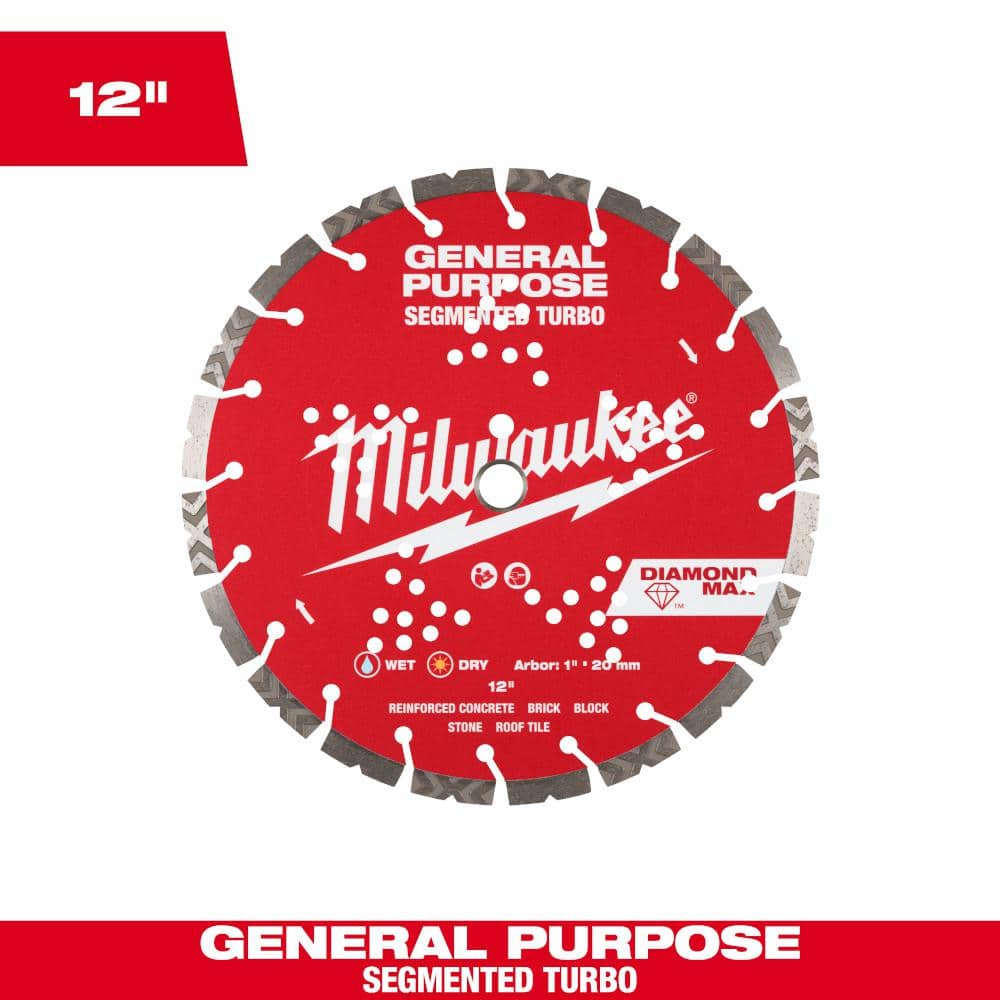 12 in. DIAMOND MAX General Purpose Segmented Turbo Diamond Blade price history on PriceWatchPro