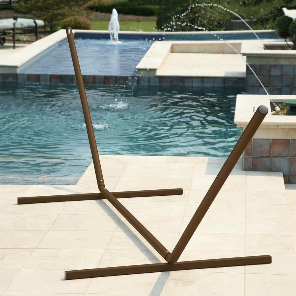15 ft. Bronze Metal Tri-beam Hammock Stand