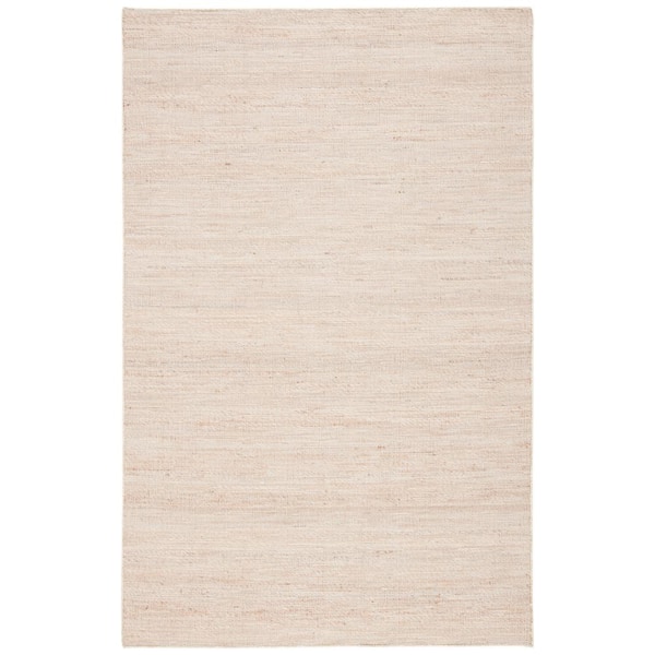 SAFAVIEH Natural Fiber Beige 5 ft. x 8 ft. Abstract Distressed Area Rug