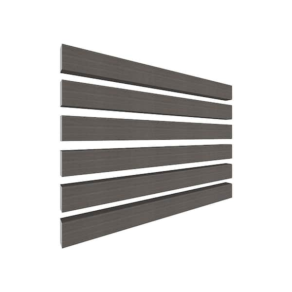 NewTechWood Alusions 1 in. x 2 in. x 144 in. Coextruded Argentinian Silver Gray Wood Composite Aluminum Beams