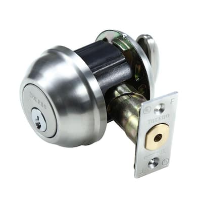 TOLEDO Platinum Series Malaga Single Cylinder Stainless-Steel Grade 2 Deadbolt