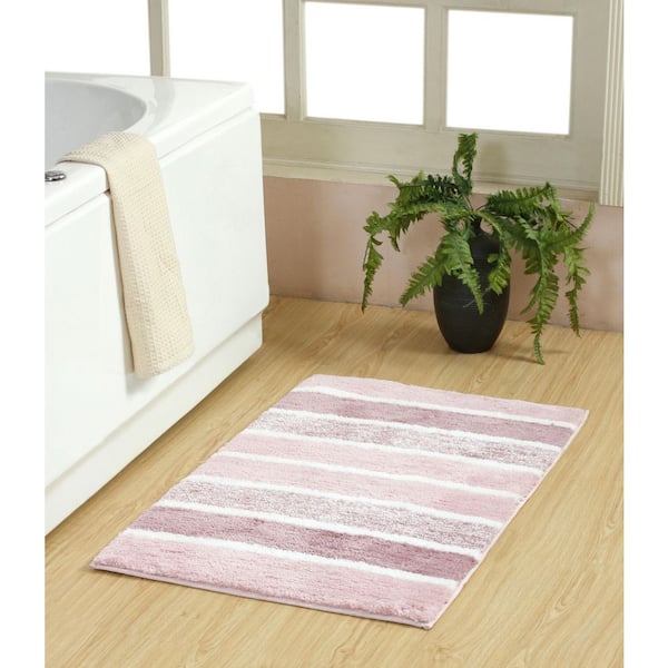 Sherrington 24 in. x 40 in. Violet Micro Tufted Bath Rug