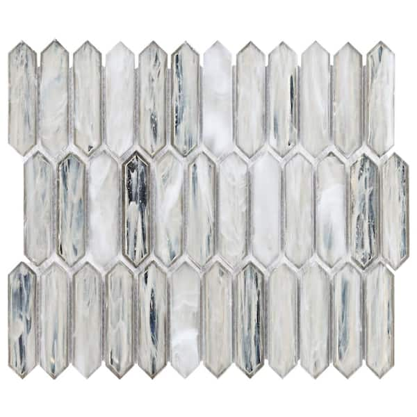 Yves Silver Mosaic Glass Tile