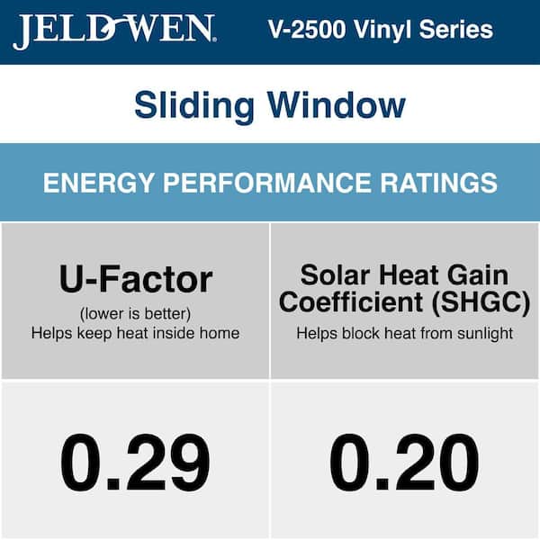 60 in. x 36 in. V-4500 Series Black Exterior/White Interior FiniShield Vinyl Left-Handed Sliding Window w/Colonial Grids