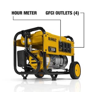 4500 / 4000- Watt Gas Powered Portable Generator with Idle Control, Covered Outlets and CO Protect -DXGNR4000