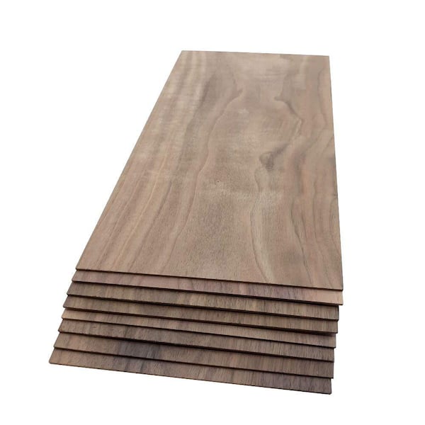 Swaner Hardwood 1/8 In. X 6-1/2 In. X 1 Ft. 3 In. Walnut S4S Hardwood ...