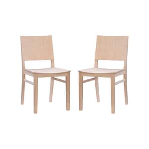 Parker Unfinished Wood Back and Seat Dining Chair (Set of 2)