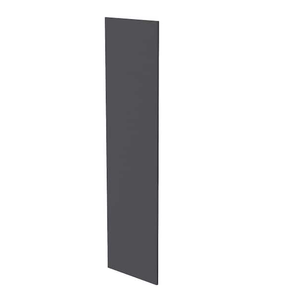 Home Decorators Collection Washington 0.75 in. W x 24 in. D x 90 in. H in Valiant Onyx Thermofoil Refrigerator End Panel