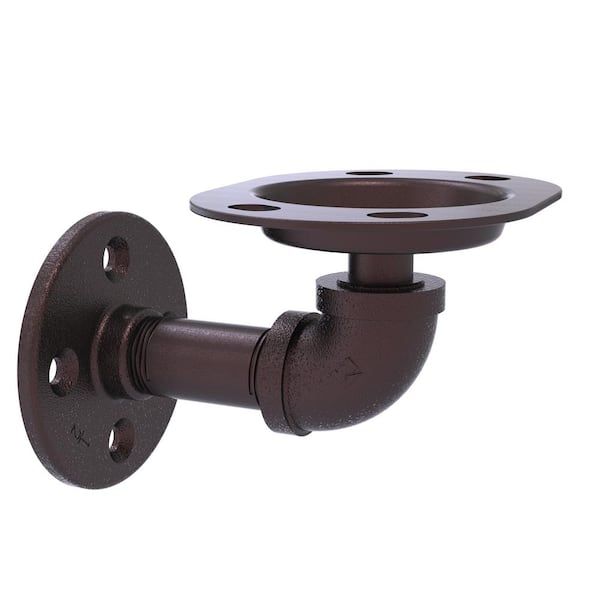 Pipeline Collection Wall Mounted Toothbrush Holder in Antique Bronze