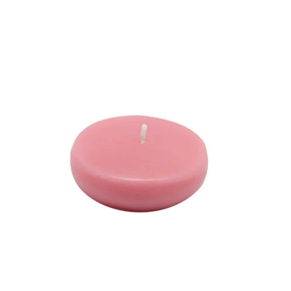 UPC 858620002634 product image for Zest Candle 2.25 in. Pink Floating Candles (Box of 24) | upcitemdb.com