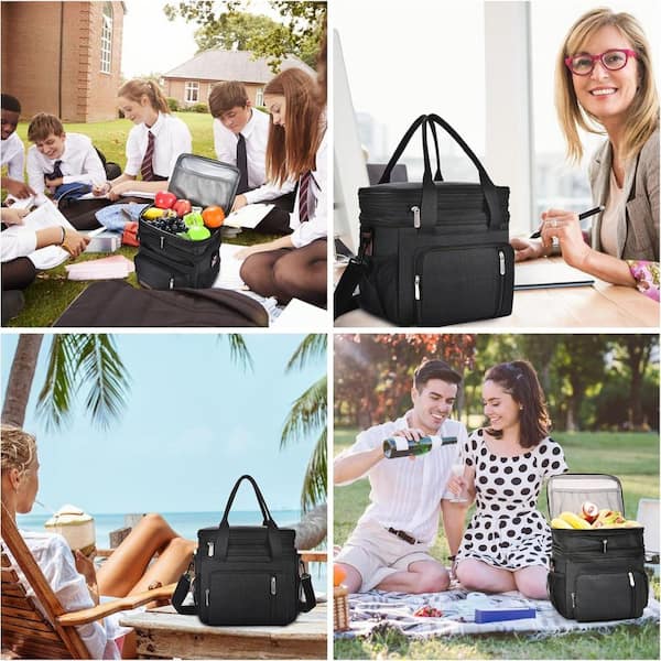 Misopily 16 qt. Expandable Leakproof Insulated Soft-Side Cooler