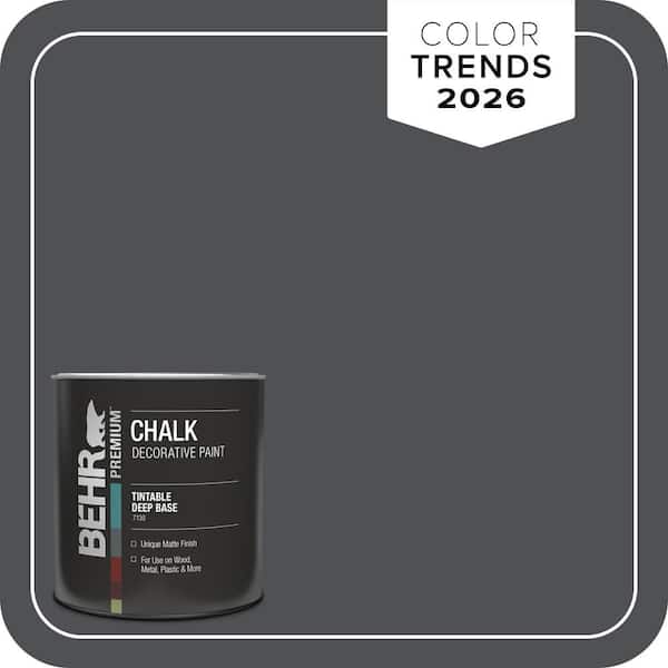 1 qt. #PPU18-01 Cracked Pepper Interior Chalk Decorative Paint