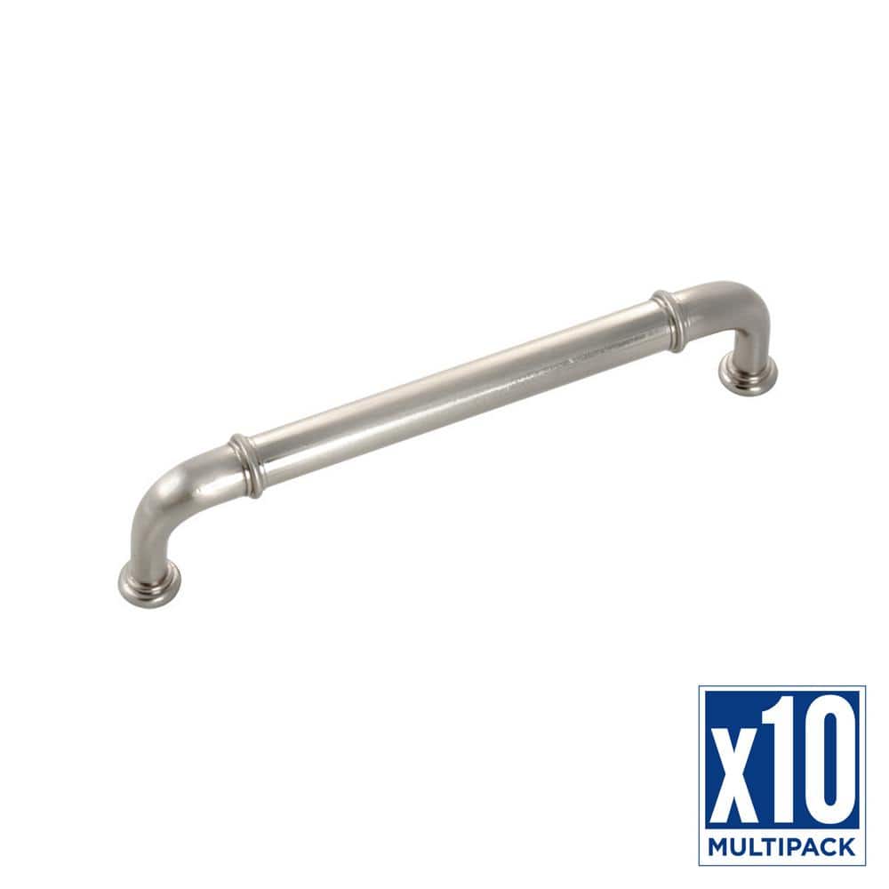Cottage 5-1/16 in. (128 mm) Satin Nickel Cabinet Pull (10-Pack) price history on PriceWatchPro