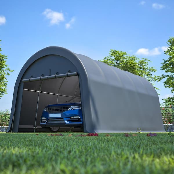 12 x 20 ft. Heavy-Duty Carports, Wind and Snow Resistant, Waterproof Outdoor Portable Garage(Box 1 of 2)
