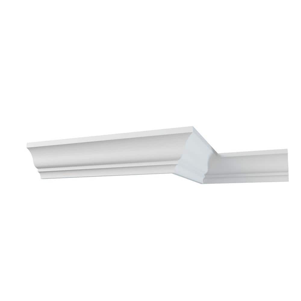 White Finger-Joint Pine Crown Moulding 96" Length