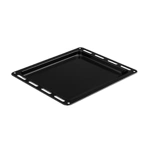 18.5 in. W x 15.5 in. L Oven Broiling Pan compatible with 24- inch Single Wall Oven in Black