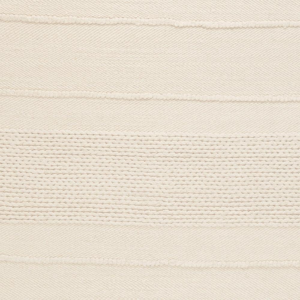 Ivory Hand-Tufted Wool Rectangular 9' x 12' Rug