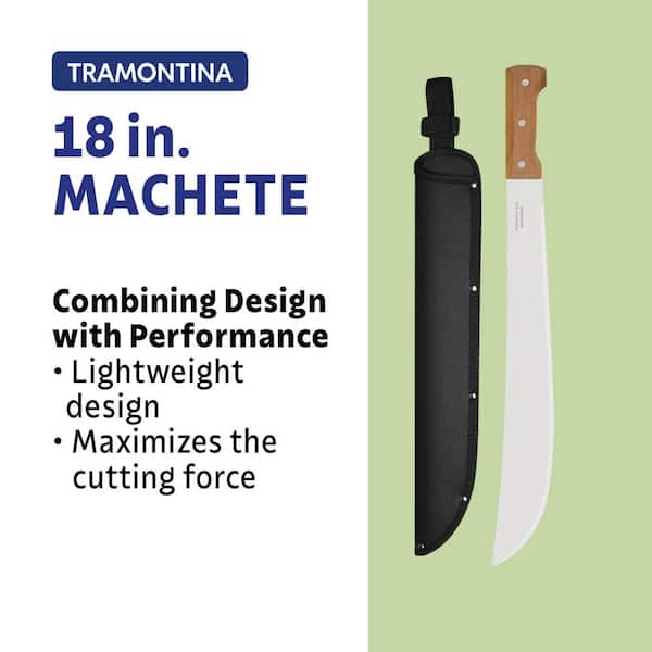 Tramontina 18 in. Machete with Carbon Steel Blade and Wood Handle