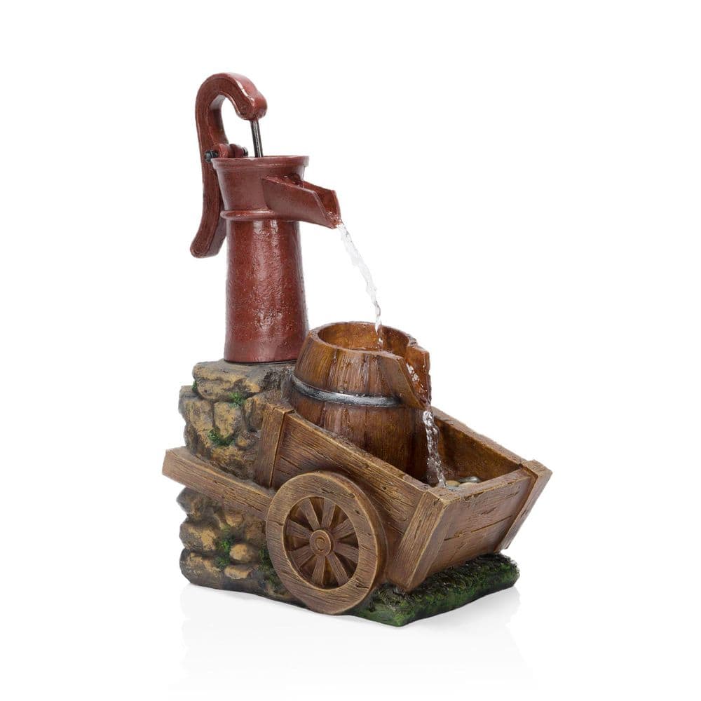 Alpine Corporation 23 in. Tall Vintage Water Pump with