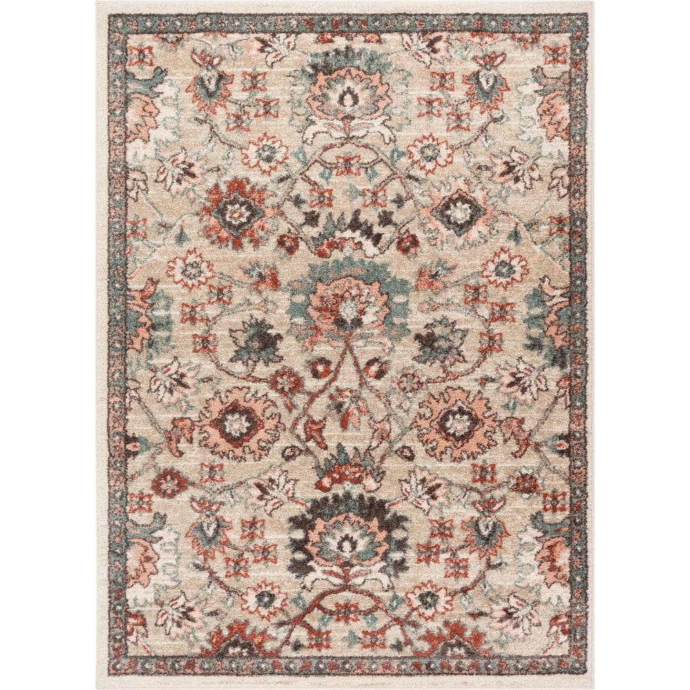 Voile-100120-Blush Rugland 3X5 Rug - Stain Resistant Washable Rug