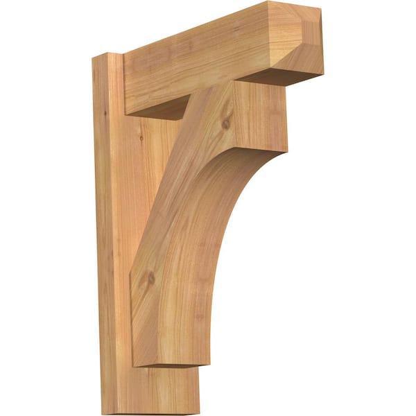 Ekena Millwork 6 in. x 20 in. x 16 in. Western Red Cedar Westlake Craftsman Smooth Outlooker
