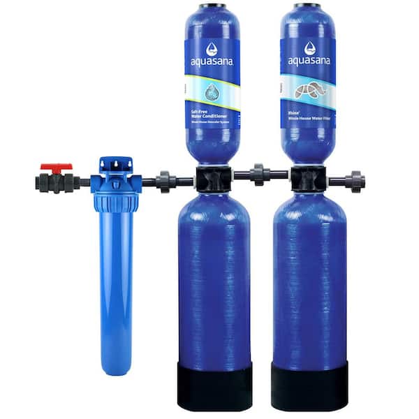 Aquasana Rhino Series 6-Stage 1,000,000 Gal. Whole House Water Filtration System with Whole House Salt-Free Water Conditioner