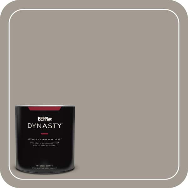 BEHR DYNASTY 1 qt. #BXC-54 River Pebble Matte Interior Stain-Blocking Paint and Primer