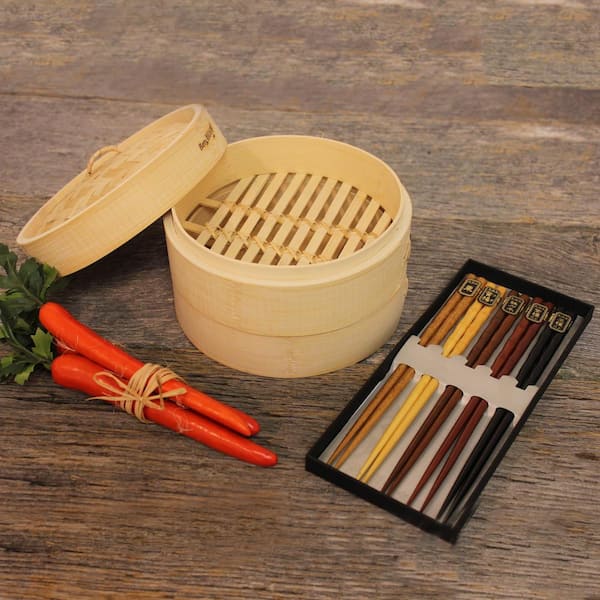 BergHOFF Bamboo Steamer 2211841 - The Home Depot