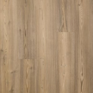 Defense+ Classic Weathered Pine 20 MIL x 7.5 in. W x 48 in. L Click Lock Waterproof Vinyl Plank Flooring (17 sqft/case)