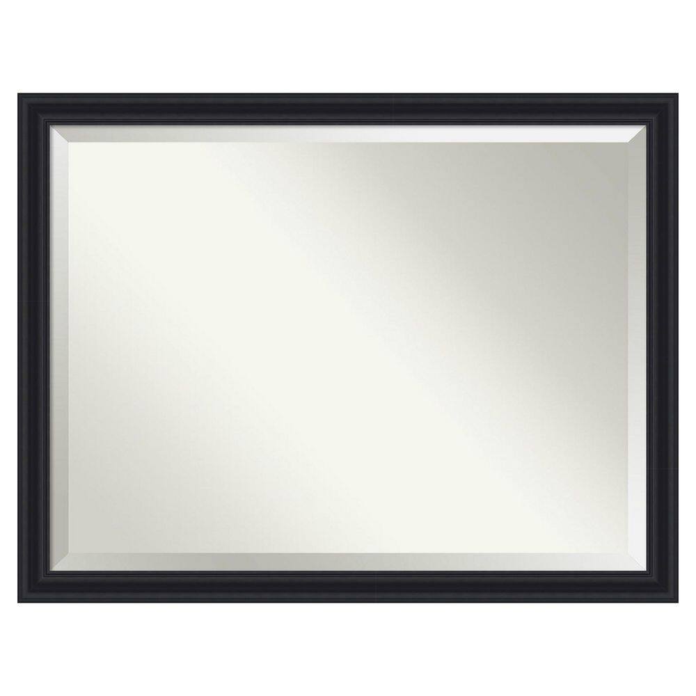 Dalat Black 43.75 in. x 33.75 in. Beveled Traditional Rectangle Framed Wall Mirror price history on PriceWatchPro
