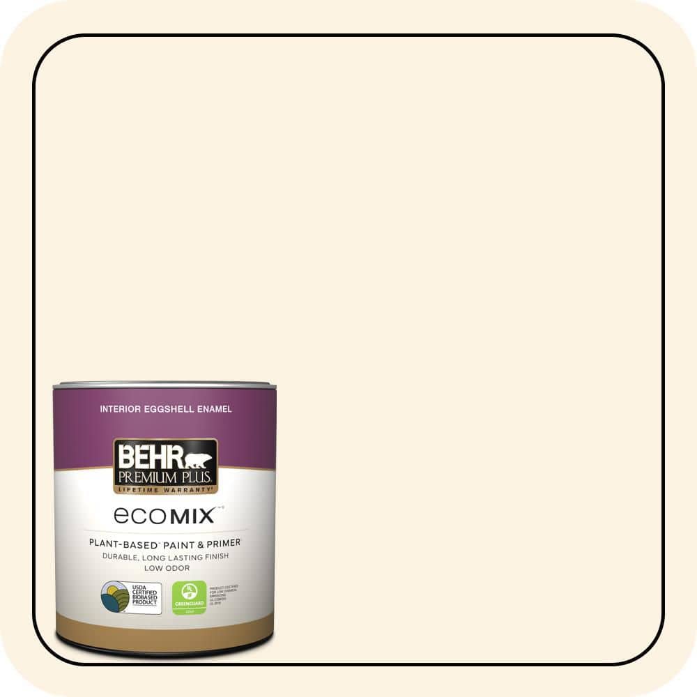 1 qt. #ECC-49-2 Historic Cream Eggshell Enamel EcoMix Plant-Based Interior Paint & Primer price history on PriceWatchPro
