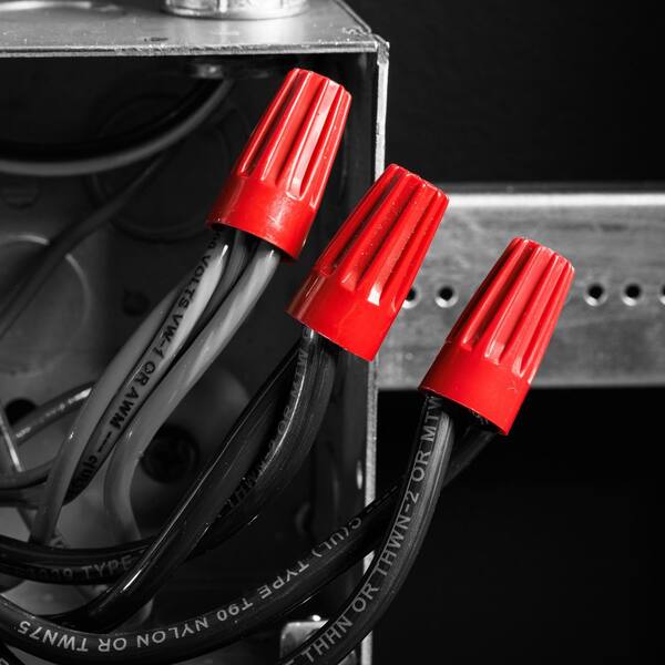 IDEAL Wire-Nut Wire Connector, 76B Red, Bag of 250 30-276 - The