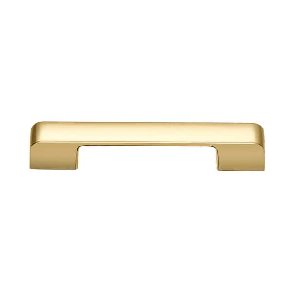 Utopia Alley 3.75 in. (96 mm) Center to Center Polished Gold Zinc Drawer Pull