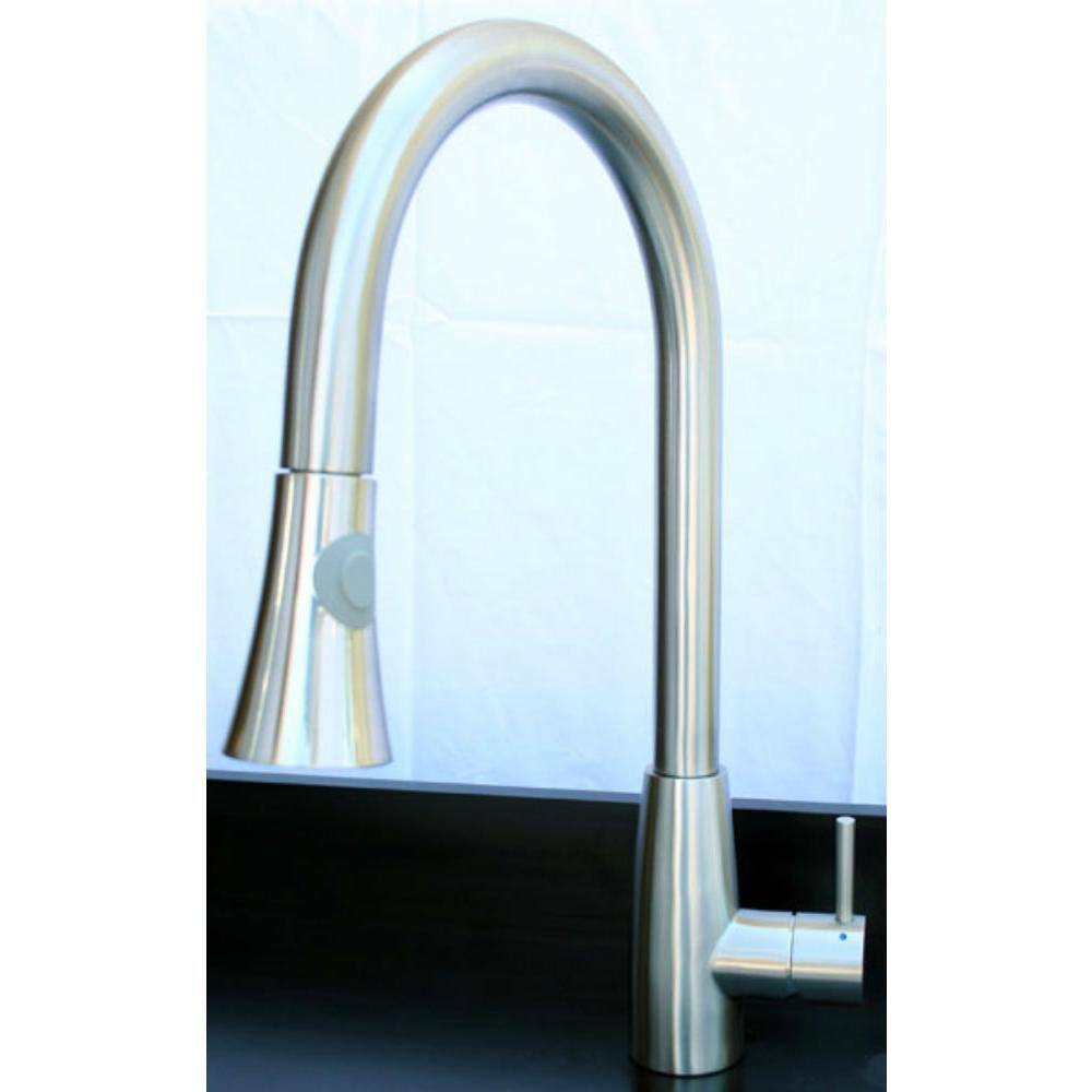 Natural Wood Freestanding Soaking Bathtub with Chrome Faucet