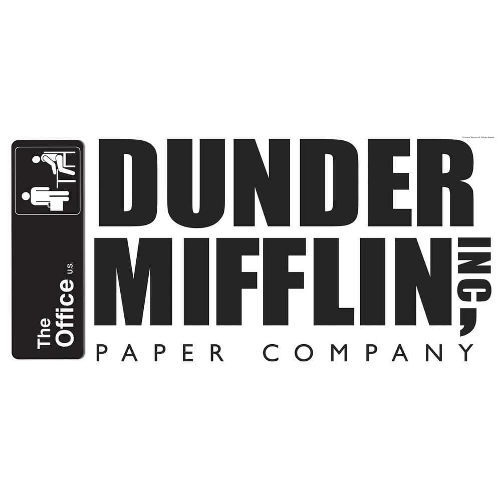 The Office Dunder Mifflin Logo Paper Drink Coasters Set of 6