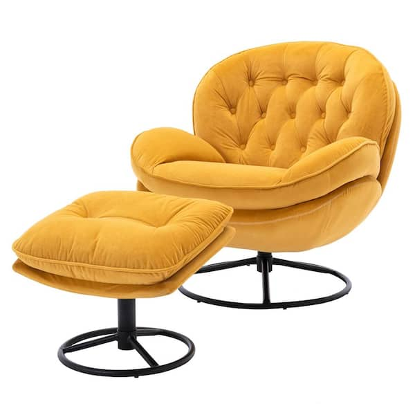 Mustard egg outlet chair