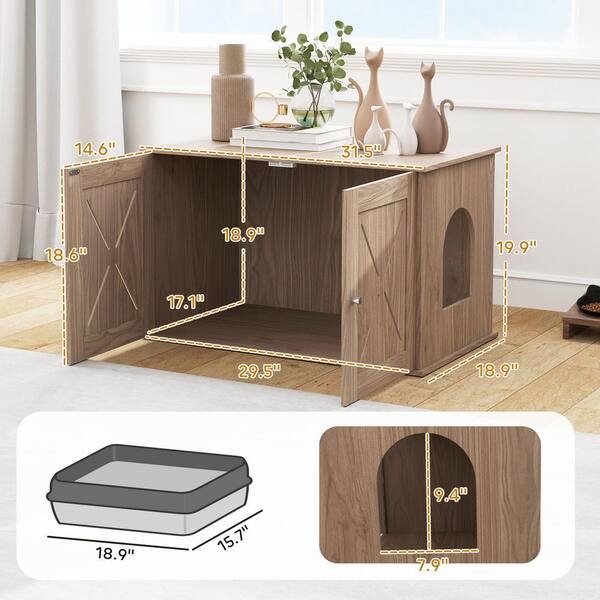 baby proof cat litter box MS Leak-Proof Cat Litter Box with Mat & Scoop  Higooga