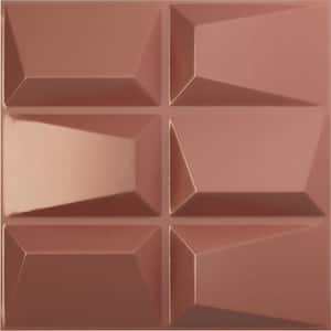 19 5/8 in. x 19 5/8 in. Stratford EnduraWall Decorative 3D Wall Panel, Champagne Pink (12-Pack for 32.04 Sq. Ft.)