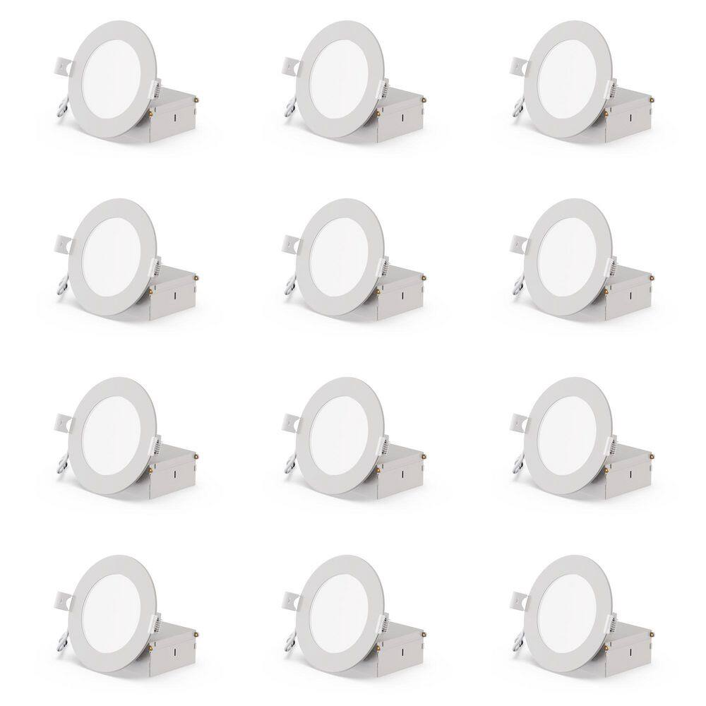 6'' White LED Canless Recessed Lighting Kit with Smart Control